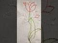 simple chain stitch #embroidery#shorts#handembroidery#trending#trendingshorts#design#diy#art#threads
