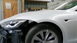 Tesla body repair. Кузовной ремонт tesla model S.