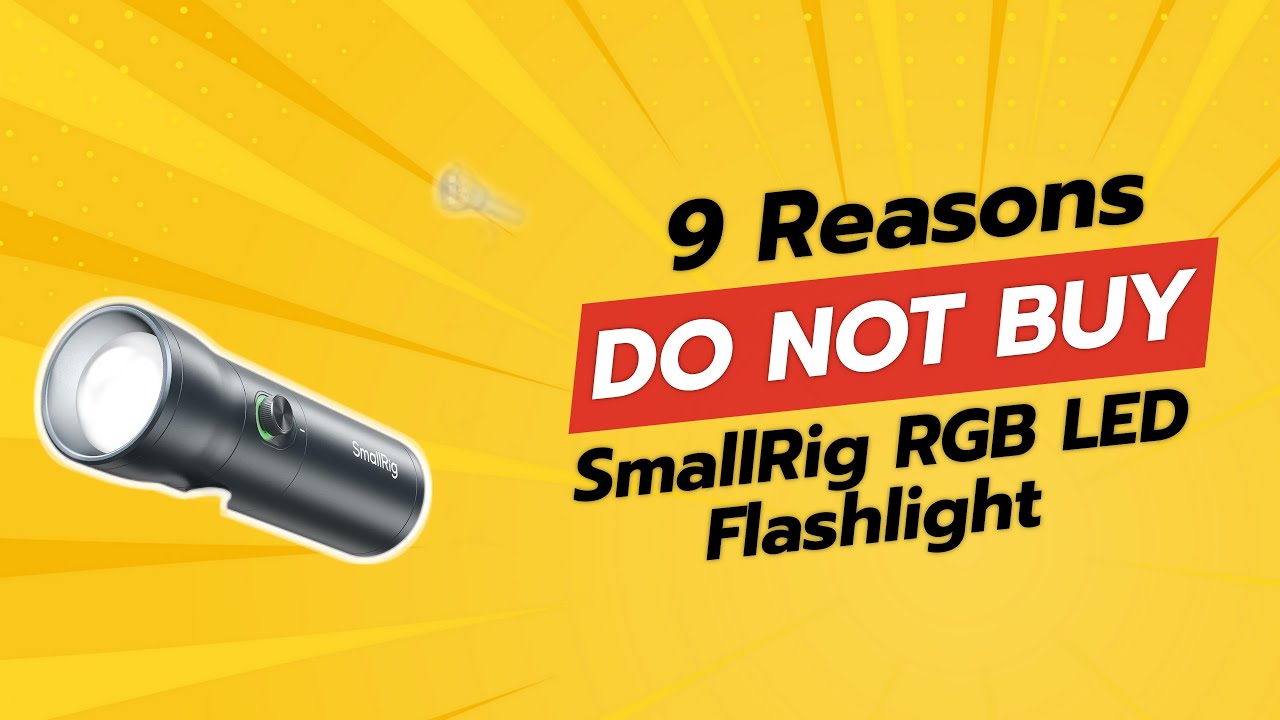 SMALLRIG RGB LED Flashlight | 9 Reasons NOT to Buy! ⚡💡