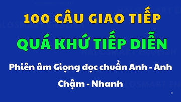 Luyện Nghe 100 Câu Giao Tiếp Quá Khứ Tiếp Diễn |Luyện Nghe 13 Thì Tiếng Anh