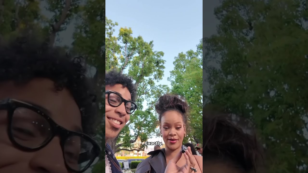 Rihanna IS SMART Interview Funny Smurfs Red Carpet 