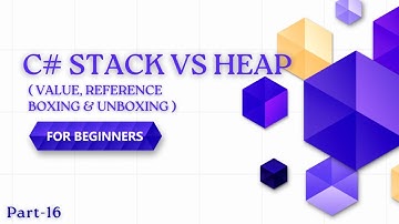 C# Stack vs Heap | Value Type, Reference Type, Boxing & Unboxing Explained