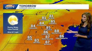 Video: Sunny, dry weather on Tuesday