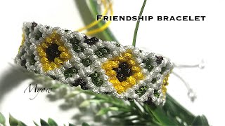 SUNFLOWER - FRIENDSHIP BRACELET - MYOW 217