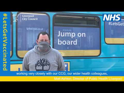 NHS COVID-19 Vaccination Bus launch - Matt Ashton