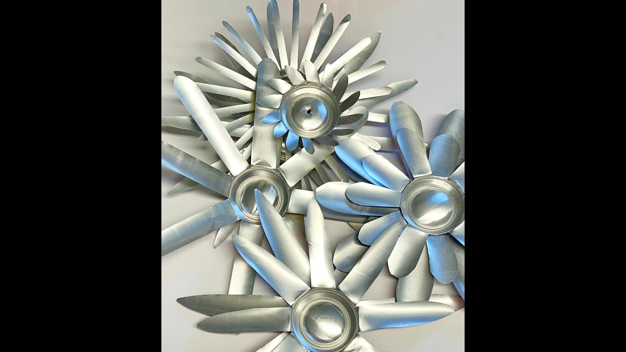 Aluminum Can Flower Tutorial Basics - Part 3