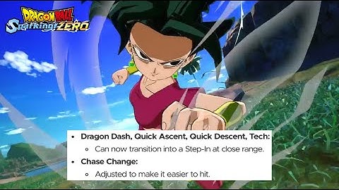 NEW SIDE STEP TECH (DRAGON DASH CANCEL) - Dragon Ball Sparking: Zero