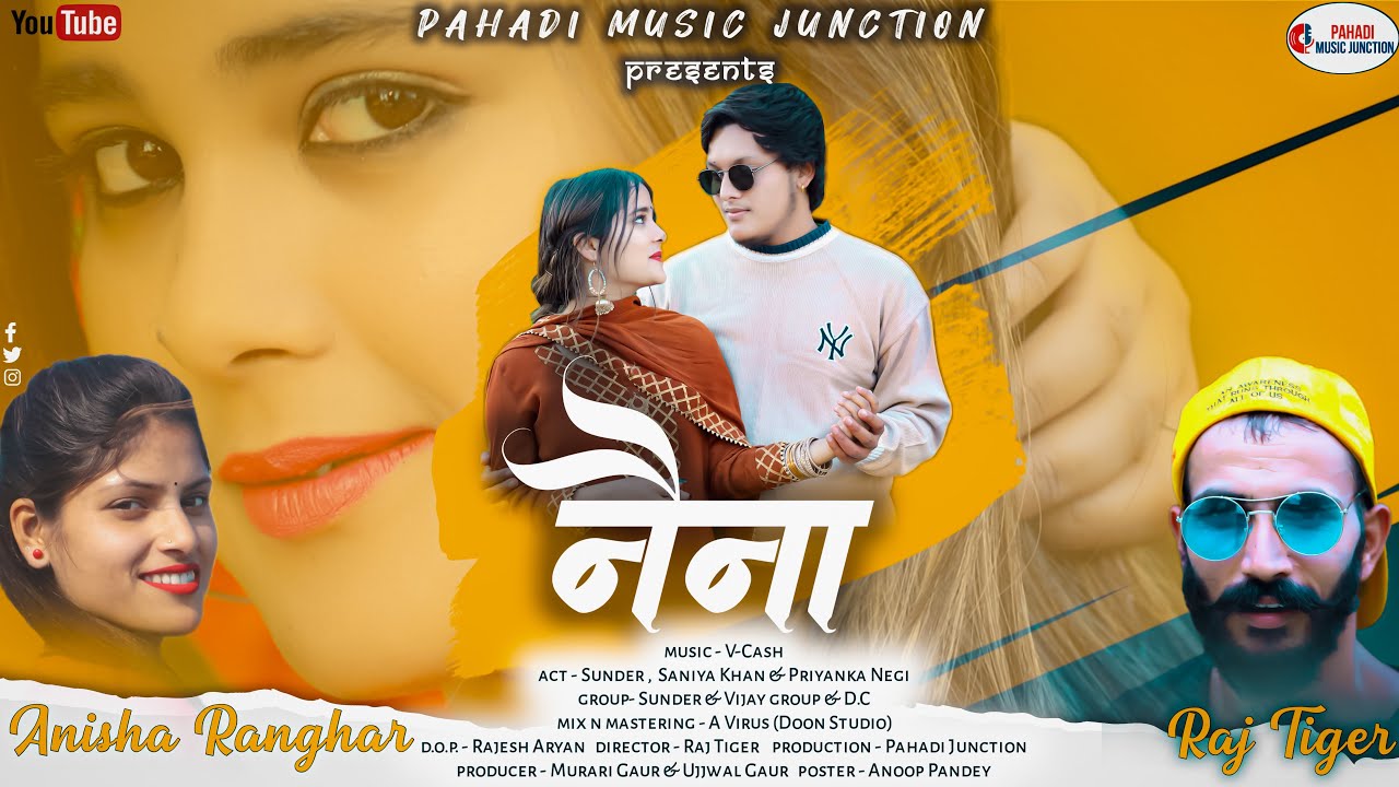 Naina || नैना || Raj Tiger || Anisha Ranghar || New Garhwali Rap Song ...