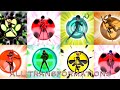 Miraculous Ladybug ALL Transformations S1, S2, S3