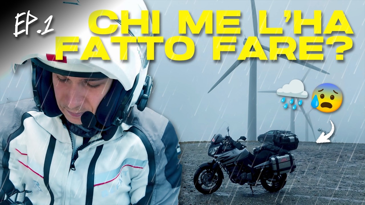 Una partenza INASPETTATA 🇫🇷🇪🇸🇵🇹 | Viaggio in moto sotto la pioggia