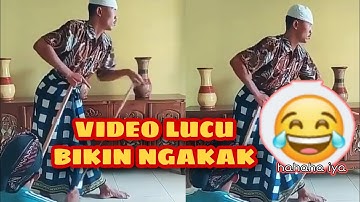 VIDEO LUCU ORANG JOGET WAYANG BIKIN NGAKAK