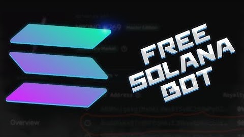 SOLANA NFT MINTER BOT | FREE SOLANA BOT + TUTORIAL | AUTOFARM SOLANA BOT 2022
