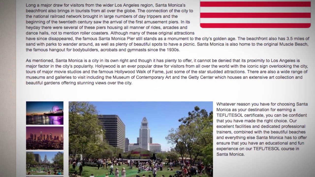 Combined TEFL / TESOL School in Los Angeles, USA | Teach & Live abroad ...