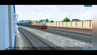 Back to Back Crossing And Overtake in Trainz Simulator