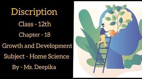 Home Science(321) | Chapter-18 | Part-1 | Growth & Development(0-5yrs) | Class 12th | Ms. Deepika