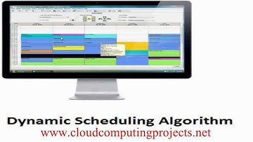 DYNAMIC SCHEDULING ALGORITHM CLOUDSIM PROJECTS