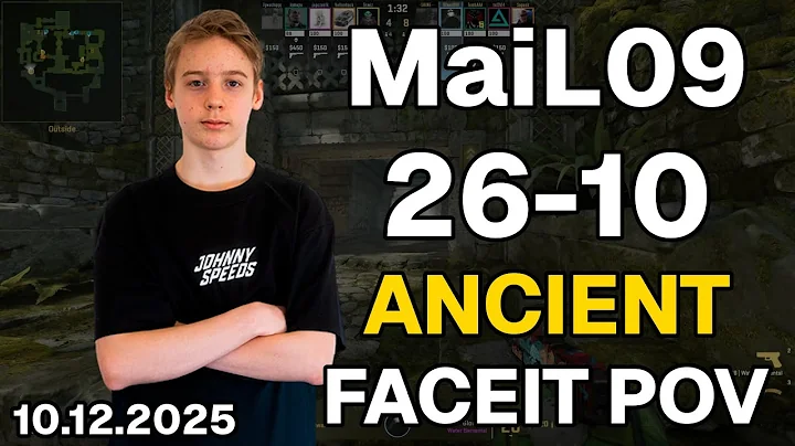 MaiL09 (26-10,  2.6 K/D) Ancient | FACEIT POV DEMO CS2 | Dec 10, 2025 20:46 UTC