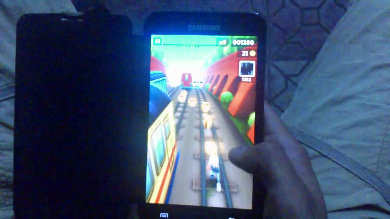 Subway surfers on galaxy note