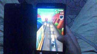 Subway surfers on galaxy note screenshot 3