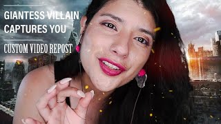 GIANTESS VILLAIN CAPTURES YOU - ASMR ROLEPLAY | Custom Video for @voltonrider