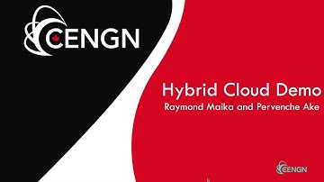 CENGN Hybrid Cloud Demo