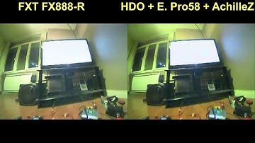 VRX picture & color quality comparison : EachinePro58 / SkyZone SKY02 / FX888-R