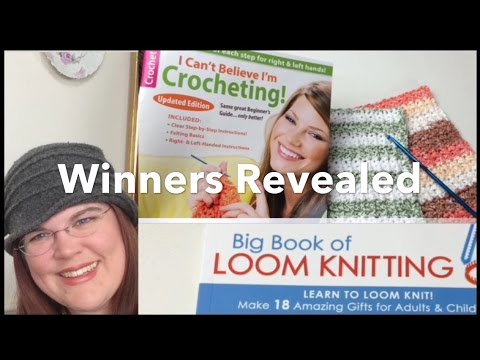 Book Winners Revealed! Crochet & Loom books - YouTube