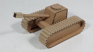 Membuat Miniatur Tank Dari Kardus  kerajinan dari kardus