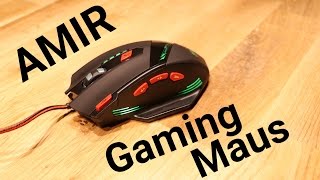 Gaming Maus von Amir Unboxing und Review