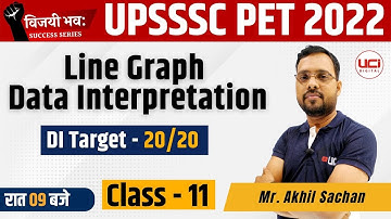 Line Graph Data Interpretation Class -11 for PET 2022 || UPSSSC PET 2022 / UP कांस्टेबल /लेखपाल /VDO