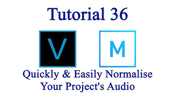 Tutorial 36 - Normalise all your audio events quickly