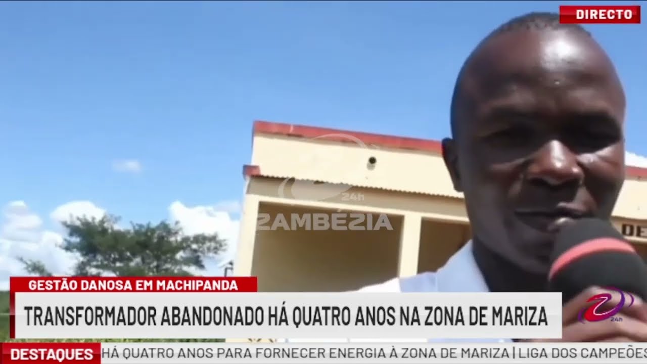 TRANSFORMADOR ABANDONADO HÁ QUATRO ANOS NA ZONA DE MARIZA| TV Zambézia 24h