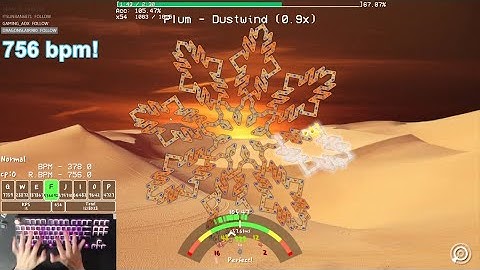 [lvl.17][ADOFAI Custom Clear][X0.9] Plum - Dustwind (Map by RedCRP)
