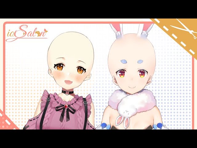 【 ioSalon 】New Hair for cute Rabbit and Beautiful Vampire!【 iofi / ホロライブ 】のサムネイル