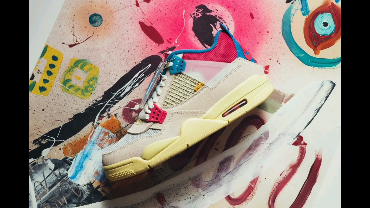 Vibrant Nike Shoe + Colorful Basketball Court | 1 Hour 4K TV Wallpaper / Ambient Loop (No Music)