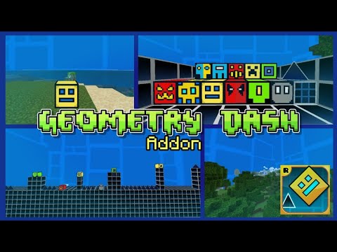 Geometry Dash Addon For Minecraft - YouTube