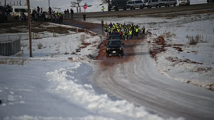 Northern Cheyenne Youth Runners finish the Fort Ro...