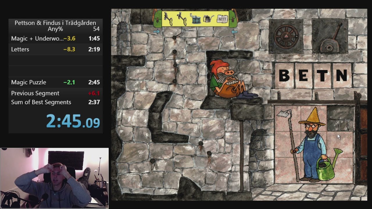 [WR] Pettson & Findus i Trädgården - Any% Speedrun 