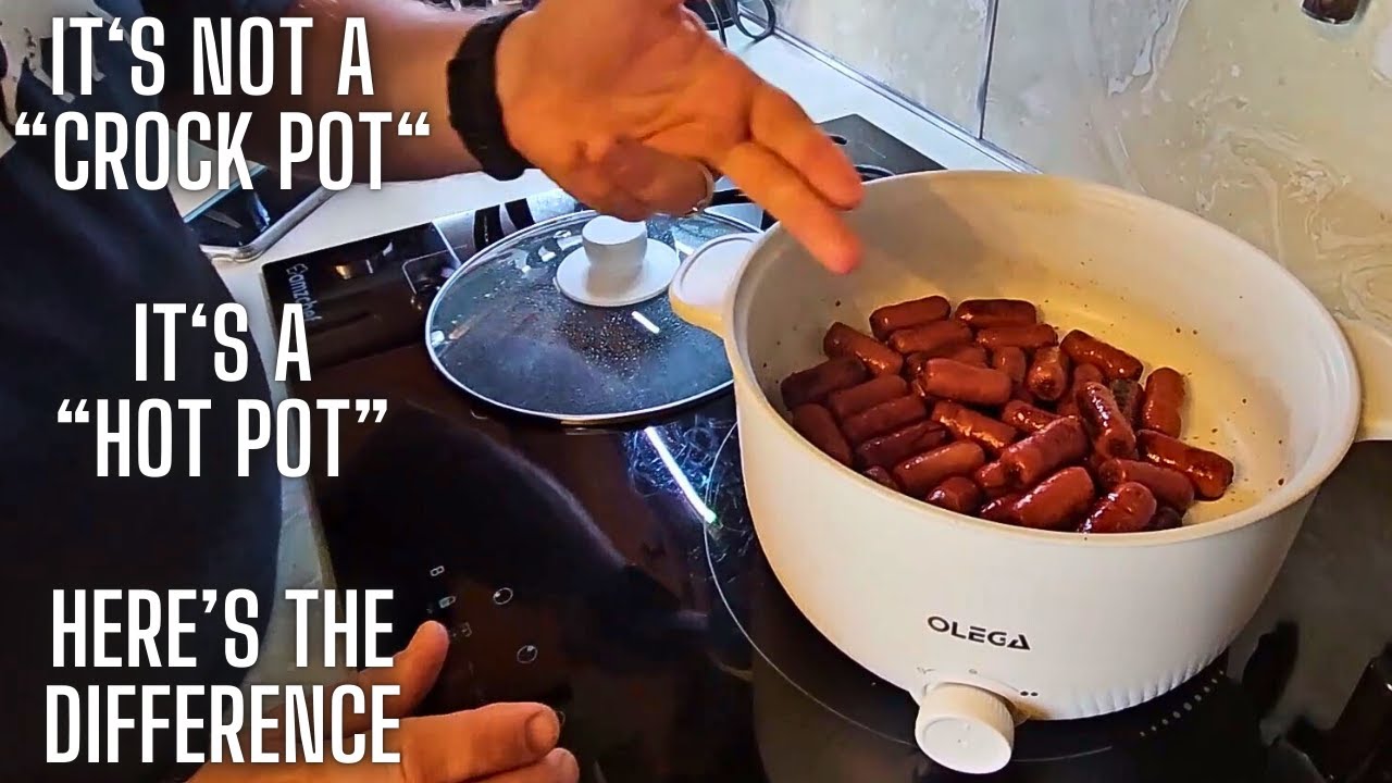 OLEGA Elektrische Hot Pot 3L elektrische pan, anti-aanbaklaag