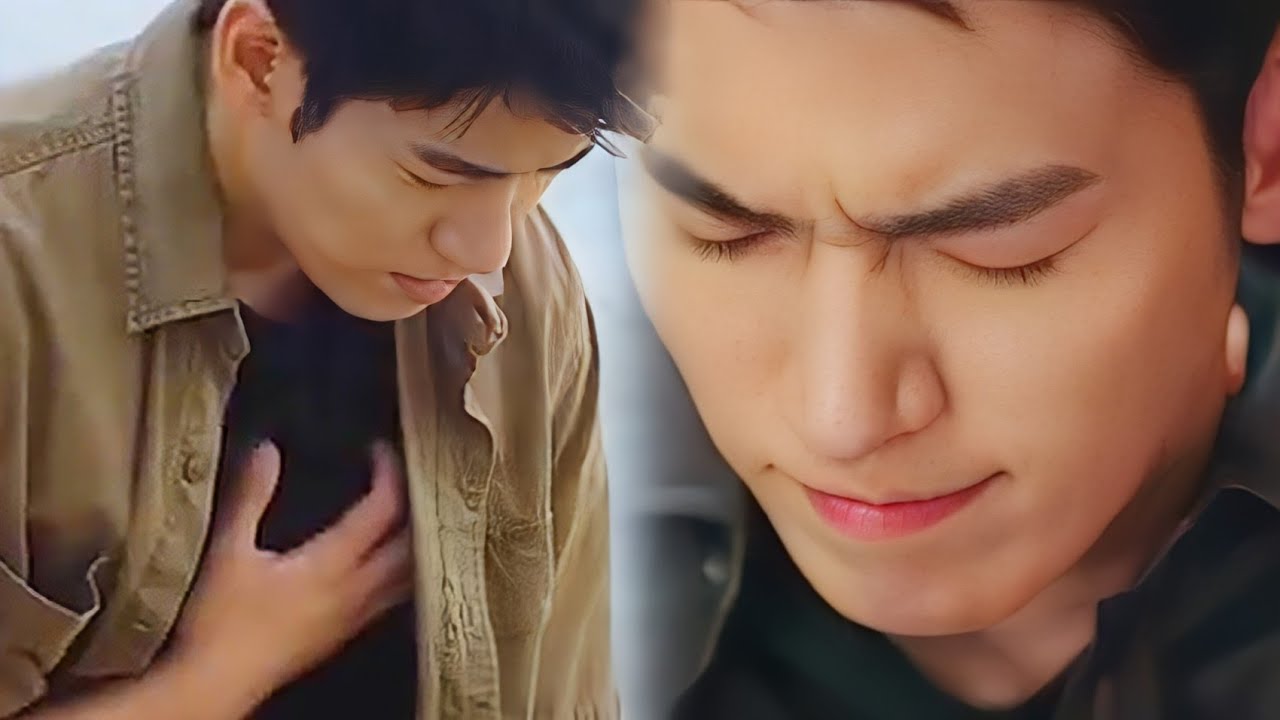 Handsome man has heart problems since childhood and relapse - sick male lead