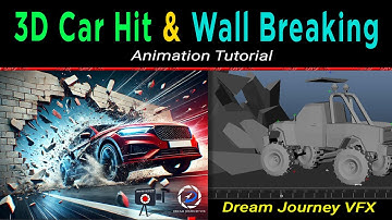 How to 3D Car Hit and Wall Breaking Tutorial | Maya Dynamic Tutorial