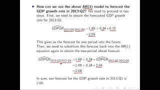 10.2.1 Iterated Forecasts