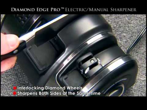 KitchenIQ Diamond Pro 2 Stage Knife and Scissor Sharpener