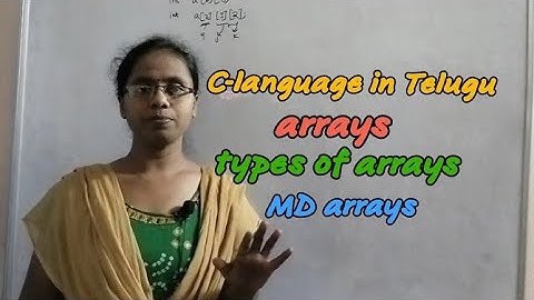 arrays|types of arrays|MD arrays|@RC REDDY INSTITUTE OF TECHNOLOGY ATP BY JYOSHNA RANI DEVIREDDY|