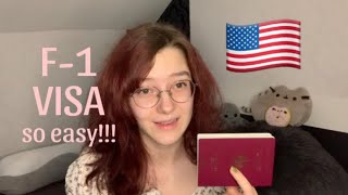 How I got my F-1 Visa for Community College in 1 Minute!