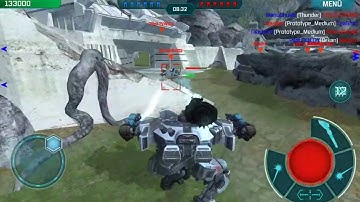 War Robots Test Server 2.9 (273) #5 Death Match Modus / Neue schwere Plasmawaffe / Neue Valley Map