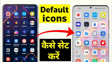 How to set default icon in any android phones || Default icon kaise set karen 2024