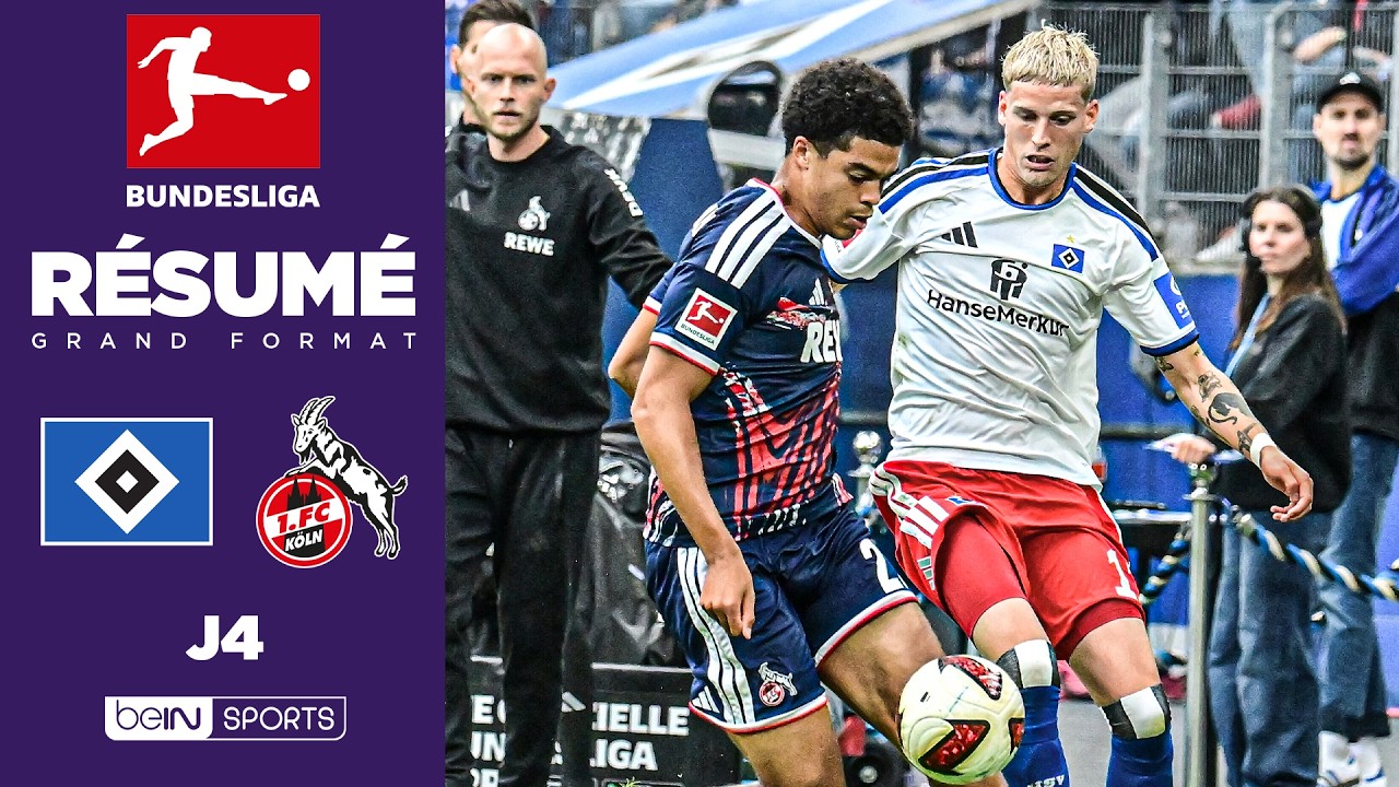 Résumé : Enfin une VICTOIRE pour HAMBOURG qui domine COLOGNE !