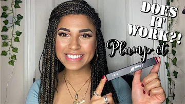 Plump it Lip volumising review & Demo: Best lip plumper ever?!