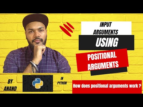 Input Arguments Using Positional Arguments in python # ... image.